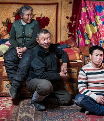 Camel Herder's Family