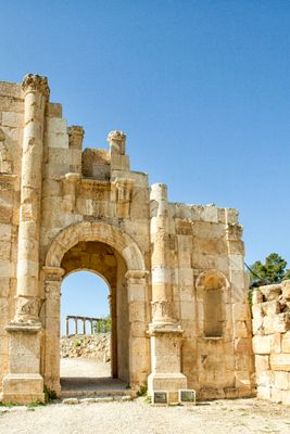 Hadrian's Arch in Jerash