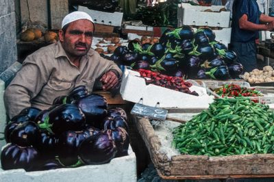 Eggplant and Okra