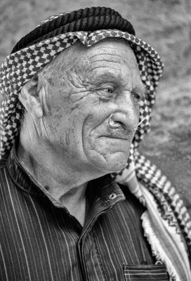 Guard at Qasr al-Azraq, Jordan