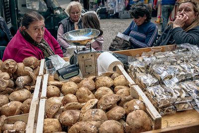 Mushroom Vendors