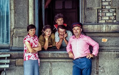 Workers at the Train Station