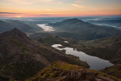 View from the summit of Yr Wyddfa