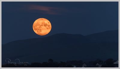 Full moon over Bangor