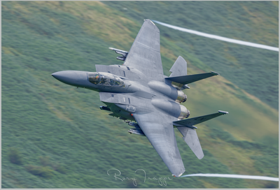 Aries flight - This was the second pass entering the loop just after Dinas Mawddwy this morning.