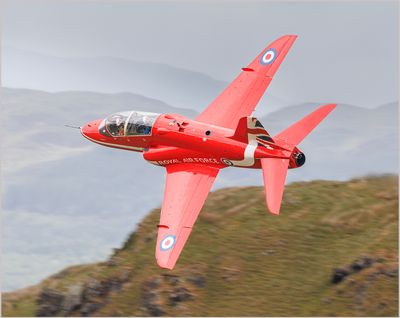 Mach loop. Low flying in Wales