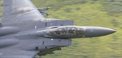 Mach loop. Low flying in Wales
