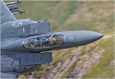 Mach loop. Low flying in Wales