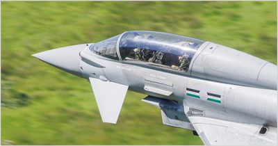 Mach loop. Low flying in Wales