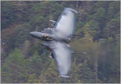  Mach loop. Low flying in Wales