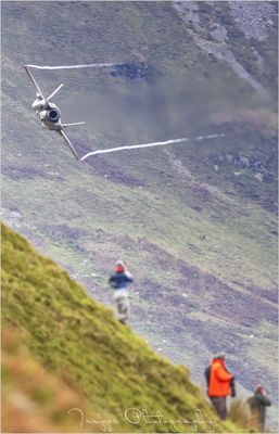 Mach loop. Low flying in Wales