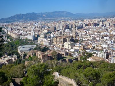 Malaga from Castle