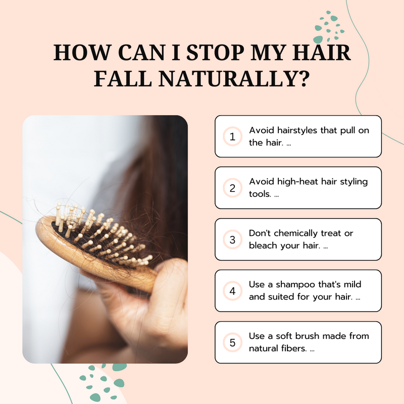how can stop hair fall naturally ?