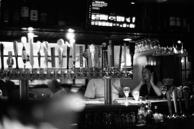 the bar at Lucky Bones