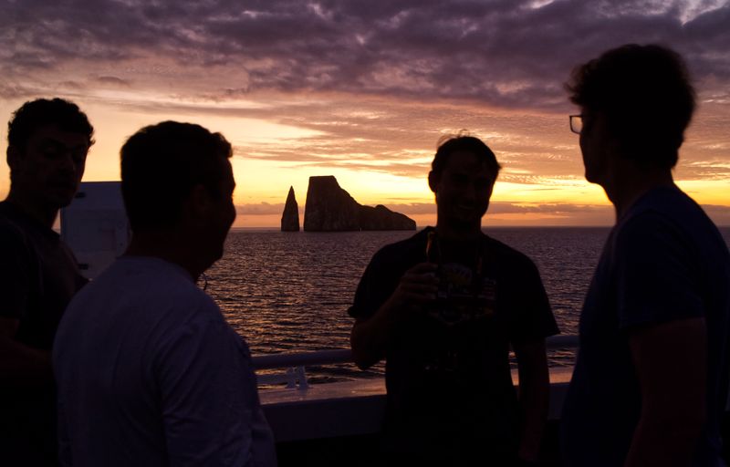 Kicker Rock, Sunset, Observed