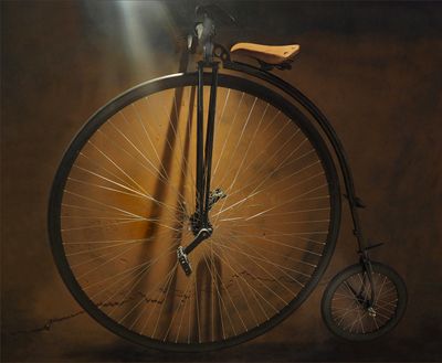 Penny-Farthing on the Wall*Credit*