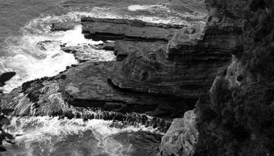 Waves Breaking Over Rocks*Credit*