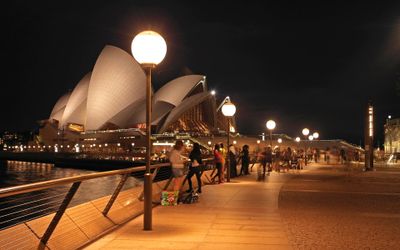 Pathway to the Opera House