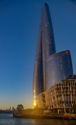 Barangaroo Sunset Reflection