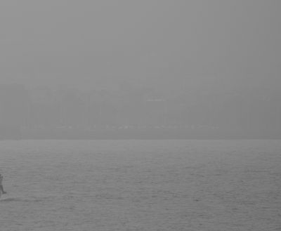 Foot at Sea in Fog