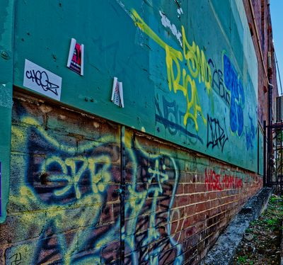 Grungy Fun Side Of The Wall