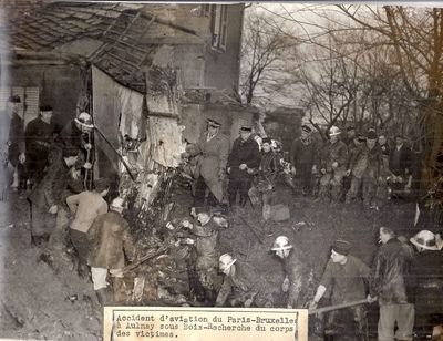 accident d'avion Bruxelles - Paris 1949