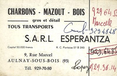 Documents divers, Publicités, Affiches, Cartes de visite, Factures, etc.