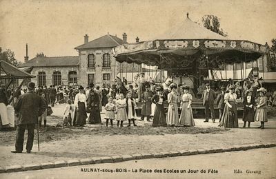 Fete du 1er mai 1909 sur la place