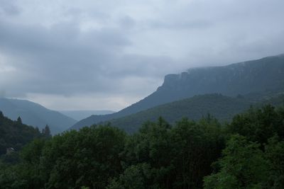 Gros temps au-dessus de Florac