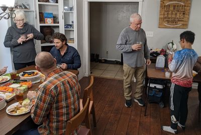 From left: Vicki, Daniel, Seth, Gerald, Joseph