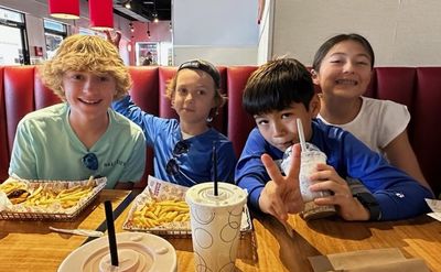 After the football game, we all went to Smashburger for lunch.