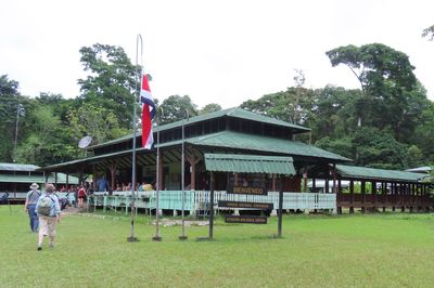 A welcome sight, the visitor center at Corcovado National Park