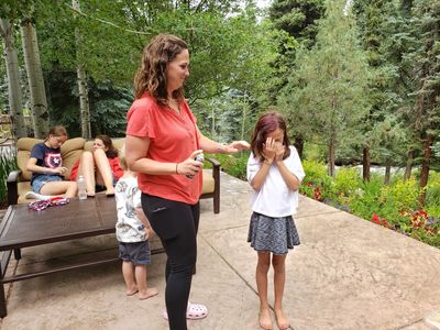 Claire gets her own coloring, with Madison, Jenny and Cole in the background.