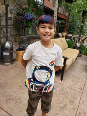 Zeke's 4th of July look