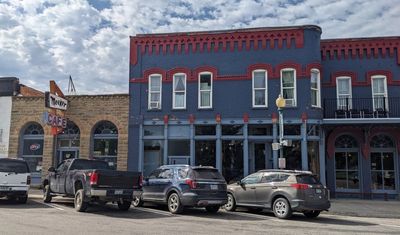 After a day of birding in NW CO, we spent the night in Meeker and had a nice breakfast at the Meeker Cafe...