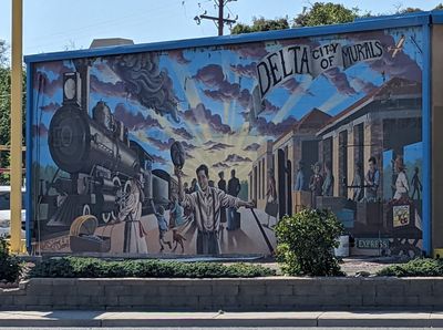 We traveled south and west the next day and spent the night in Delta, CO. The next morning we took a tour of the town, which lived up to its name as the 'City of Murals.'
