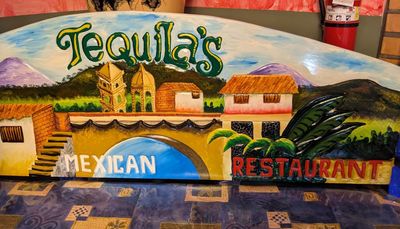 We finally made it into Trinidad, in the rain, and after dark, and stopped for a tasty, warm Tex-Mex dinner. The next day we drove on home, after a stop in Amarillo for lunch.