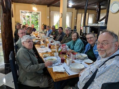 Last dinner together in Quito. Mar 22, 2018.