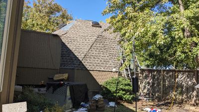 Still some work left to do on the S side of the small dome