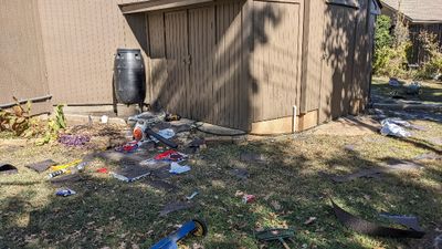 Still a lot of clean-up left to do