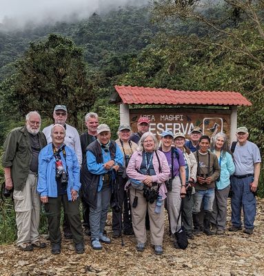 Carlos took some photos of the group with our host, Sergio.
Garry, Becky, Jimmy, Ross, Tice, Dawn, Andres, Mary, Nadine, Vickie, Jerry, Sergio, Rebecca, Steve

Last of Day 3: Wed, Mar 6, 2024--at Amagusa Reserve