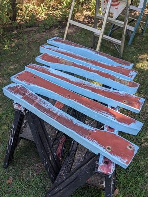It took 2 coats to cover the red.