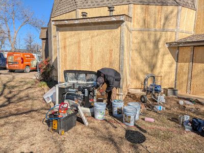 Mary had also scheduled our annual generator maintenance and Matthew was out to do the job.