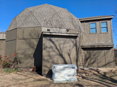 They moved quickly to get the final coat of paint applied.