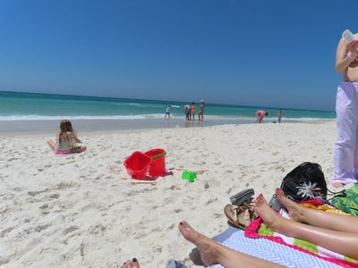 Lazing at the beach