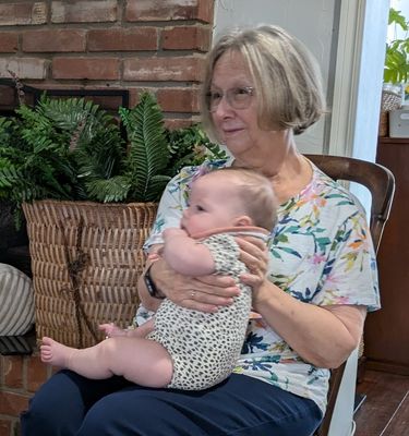 Great-aunt Kathy gets a turn.