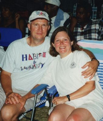 At a Tulsa Greenwood Juneteenth music festival we attended with David Clary and his then wife Linda