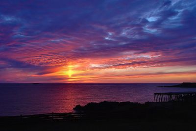 Sunset with Sun Pillar at Cape Bonavista<br>**WINNER**