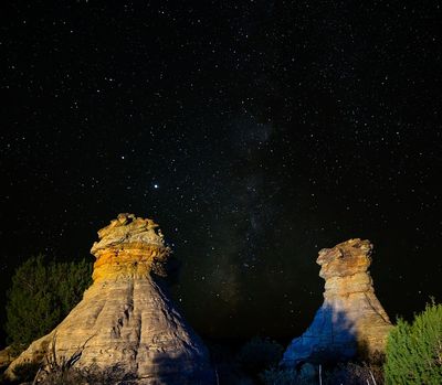 Milky Way over the Three Sisters