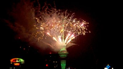 Sky Tower New Year 2024